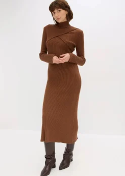 Strickkleid aus softem Viskose-Mix