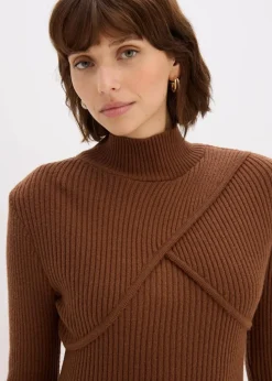 Strickkleid aus softem Viskose-Mix