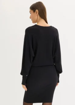 Strickkleid aus softem Viskose-Mix