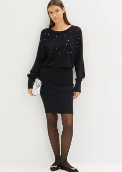 Strickkleid aus softem Viskose-Mix