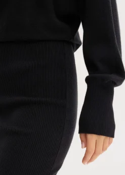 Strickkleid aus softem Viskose-Mix