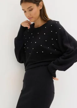 Strickkleid aus softem Viskose-Mix