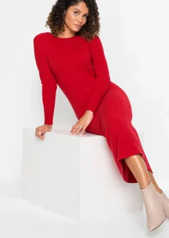 Strickkleid aus Viskose- Mix