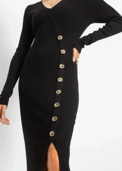 Strickkleid aus Viskose-Mix