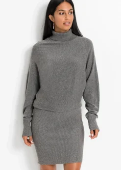 Strickkleid aus Viskose-Mix