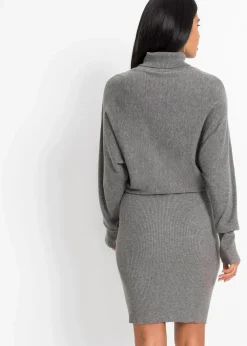 Strickkleid aus Viskose-Mix