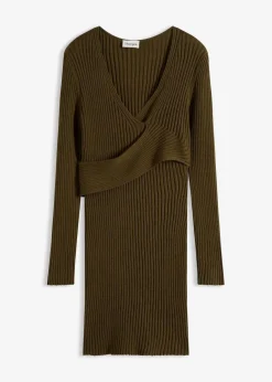 Strickkleid aus Viskose-Mix