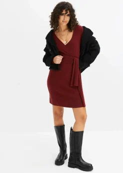 Strickkleid aus Viskose-Mix