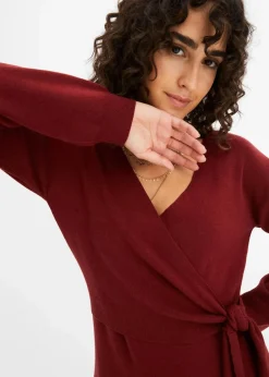 Strickkleid aus Viskose-Mix