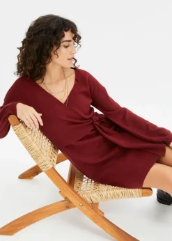 Strickkleid aus Viskose-Mix