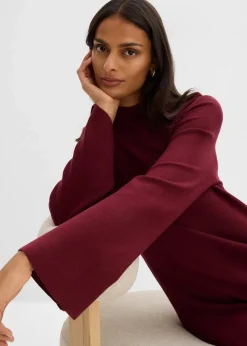 Strickkleid in A-Linie aus Viskose-Mix