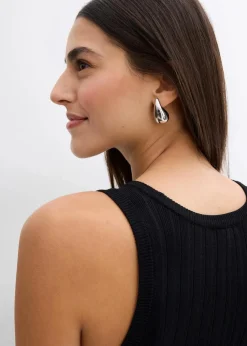 Strickkleid in A-Linie aus Viskose-Mix