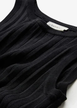 Strickkleid in A-Linie aus Viskose-Mix