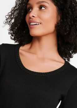 Strickkleid in ausgestellter Form