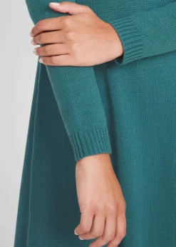 Strickkleid in ausgestellter Form