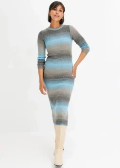 Strickkleid mit Farbverlauf