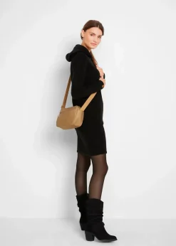 Strickkleid mit Kapuze