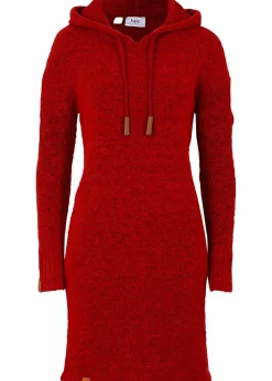 Strickkleid mit Kapuze