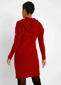 Strickkleid mit Kapuze