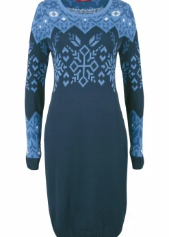 Strickkleid mit Norwegermuster