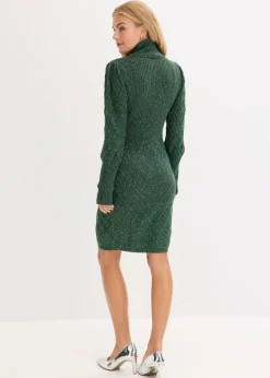 Strickkleid mit Pailletten