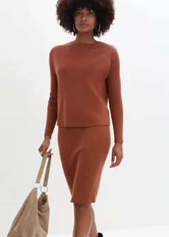 Strickkleid mit Pullunder 2tlg. Set