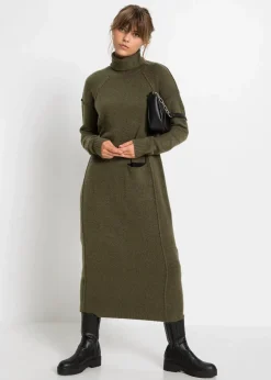 Strickkleid mit Rollkragen