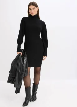 Strickkleid mit Rollkragen