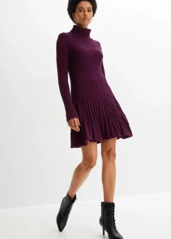 Strickkleid mit Rollkragen