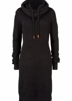 Strickkleid mit Schalkragen