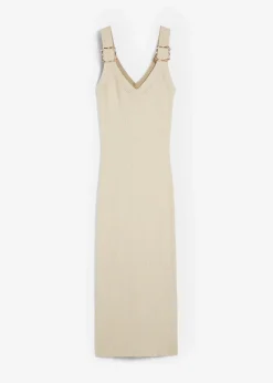 Strickkleid mit Seidenanteil