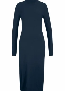 Strickkleid mit Stehkragen