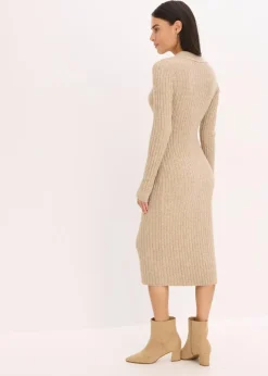 Strickkleid mit Wollanteil