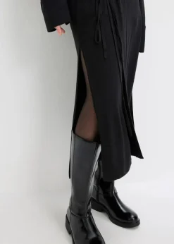 Strickmantel aus softem Viskose-Mix