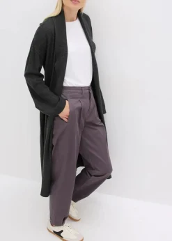 Strickmantel aus softem Viskose-Mix