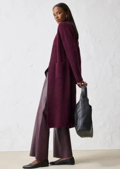 Strickmantel mit Alpaka