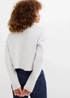 Strickpullover mit Schleife