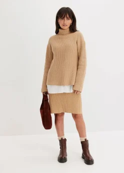 Strickrock aus reiner Baumwolle