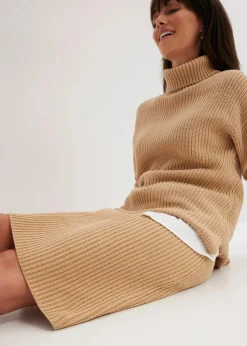 Strickrock aus reiner Baumwolle