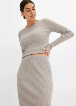 Strickrock aus softem Viskose-Mix