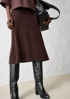 Strickrock aus weichem Woll-Mix