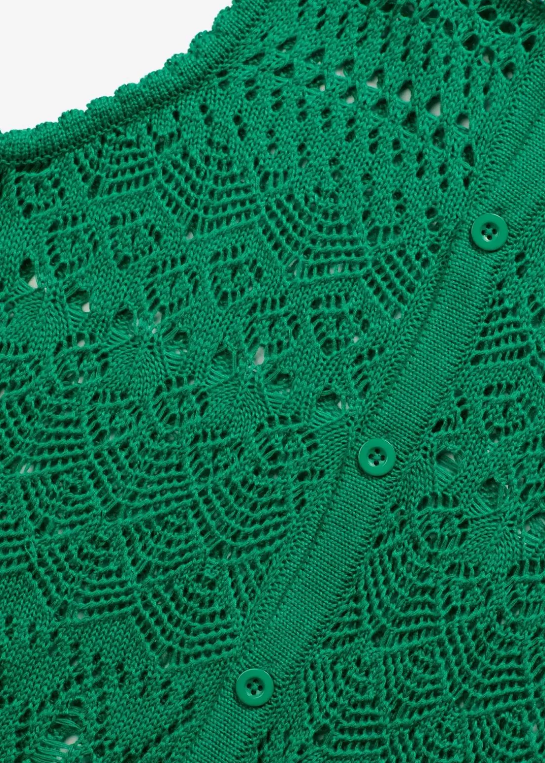 Stricktop mit Lochstrickmuster