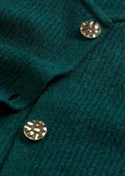 Strickweste mit dekorativen Knöpfen