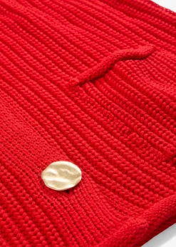 Strick-Weste mit Taschen