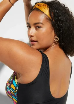 Strong Shape-Badeanzug mit Rüschen