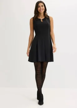 Strumpfhose mit floralem Netzmuster