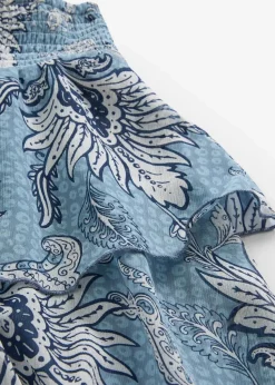 Stufenrock aus strukturiertem Chiffon