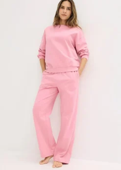 Sweat Hausanzug mit Biesen