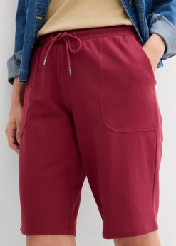 Sweat-Bermuda aus reiner Baumwolle