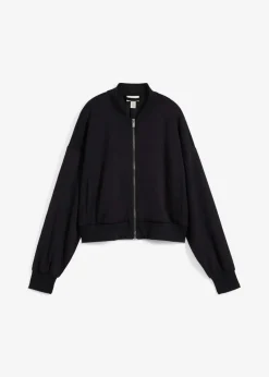 Sweatblouson aus softem Viskose-Mix